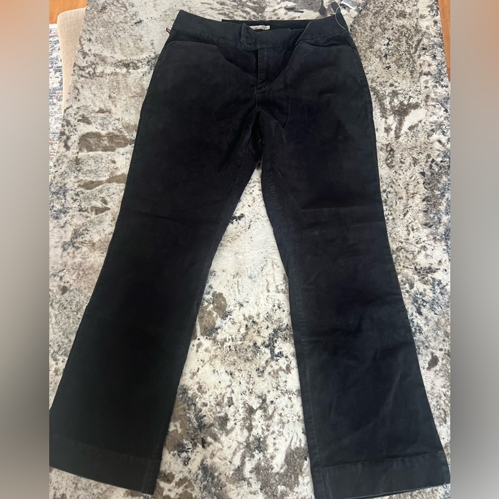 VTG Velvet Lauren Ralph Lauren Black Stretch Pants-NWT
